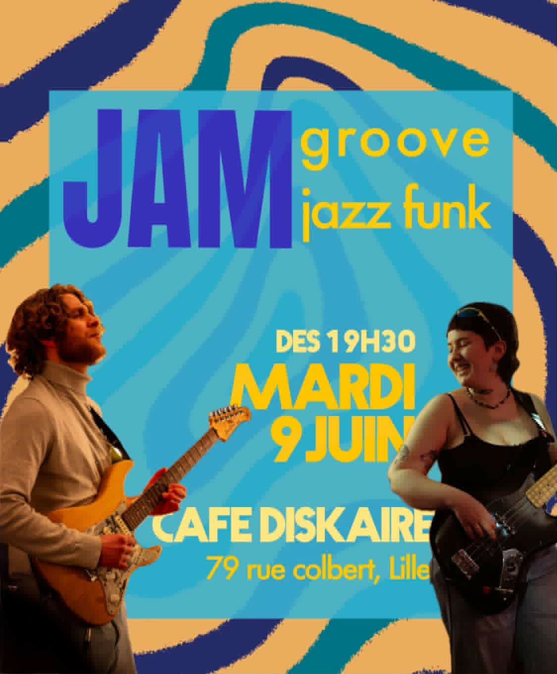 Jam groove au Caf&Diskaire