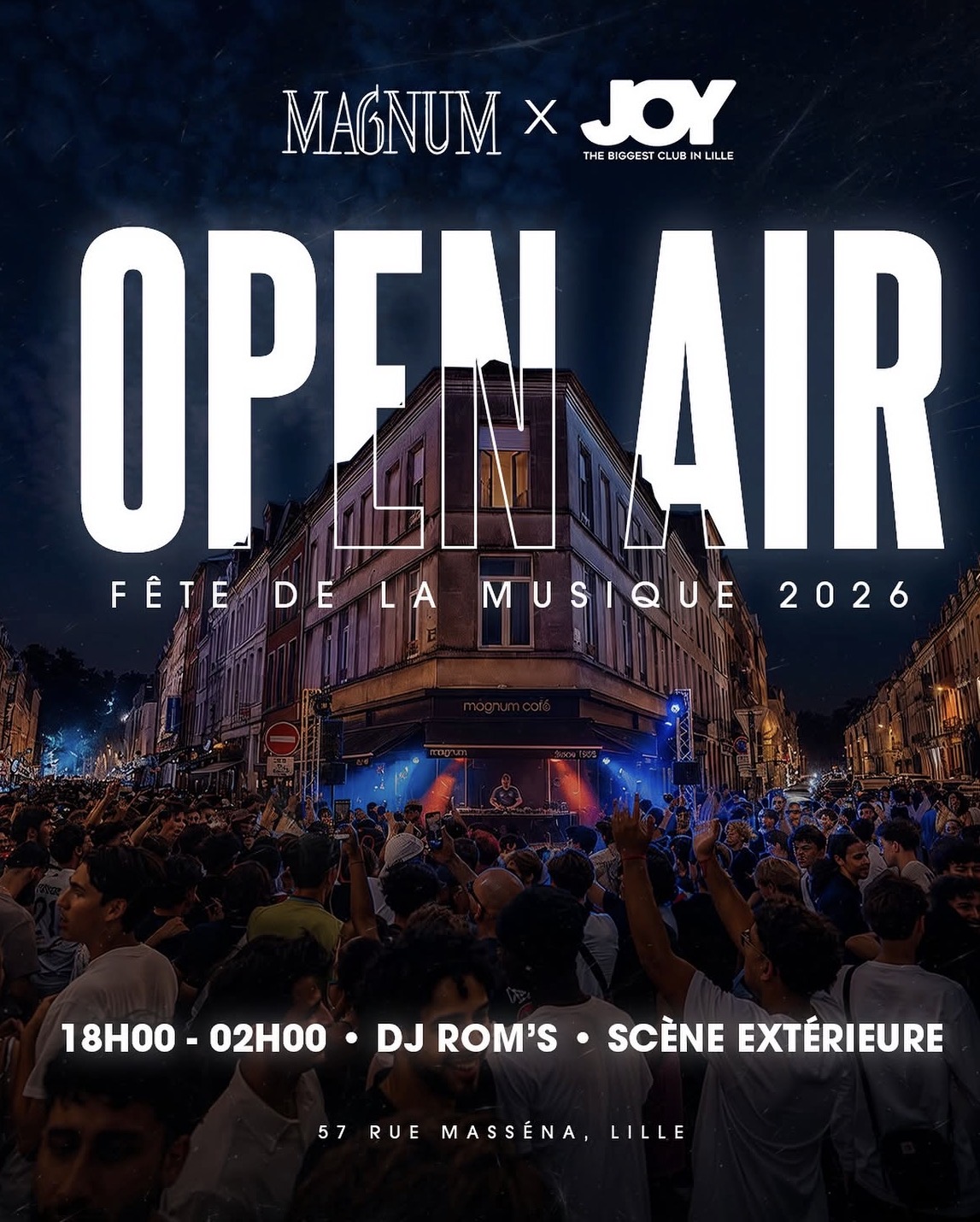 La Fête de la Musique en open air avec le Magnum et le Joy