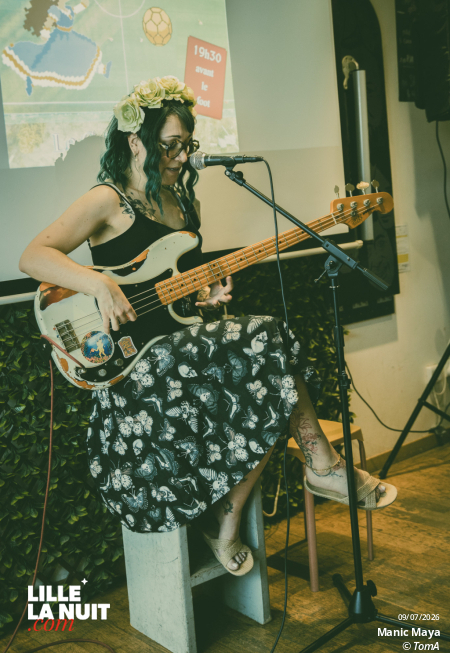 Manic Maya au Caf&Diskaire en live - photo n°6