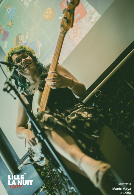 Manic Maya au Caf&Diskaire en live - photo n°8