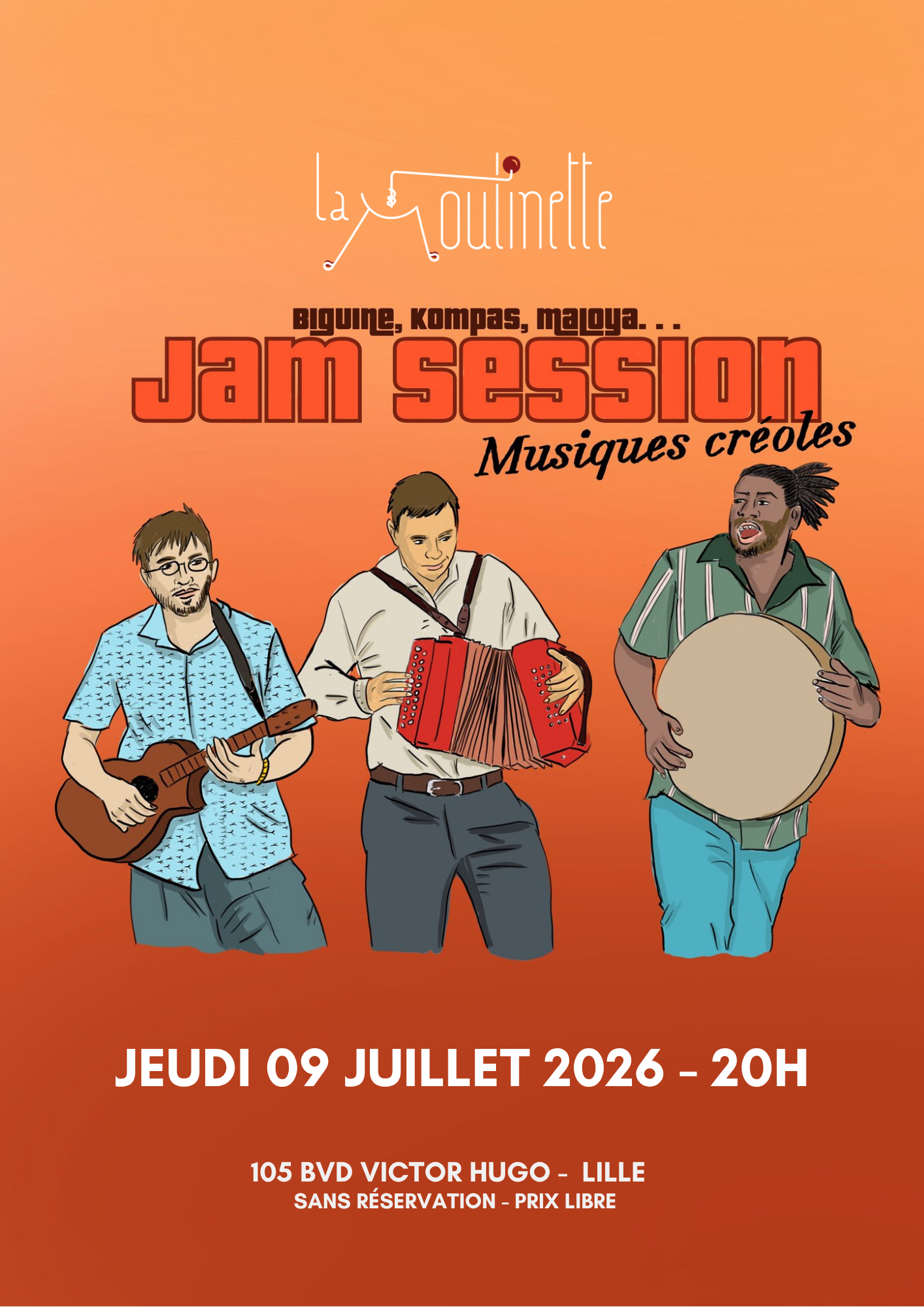 Concert + Jam Musiques Créoles