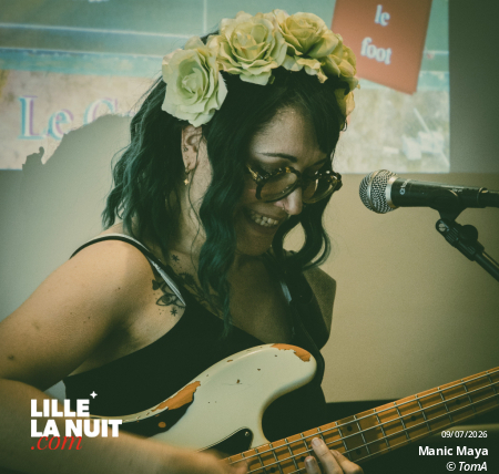 Manic Maya au Caf&Diskaire en live - photo n°4