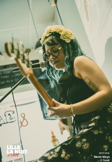 Manic Maya au Caf&Diskaire en live - photo n°17