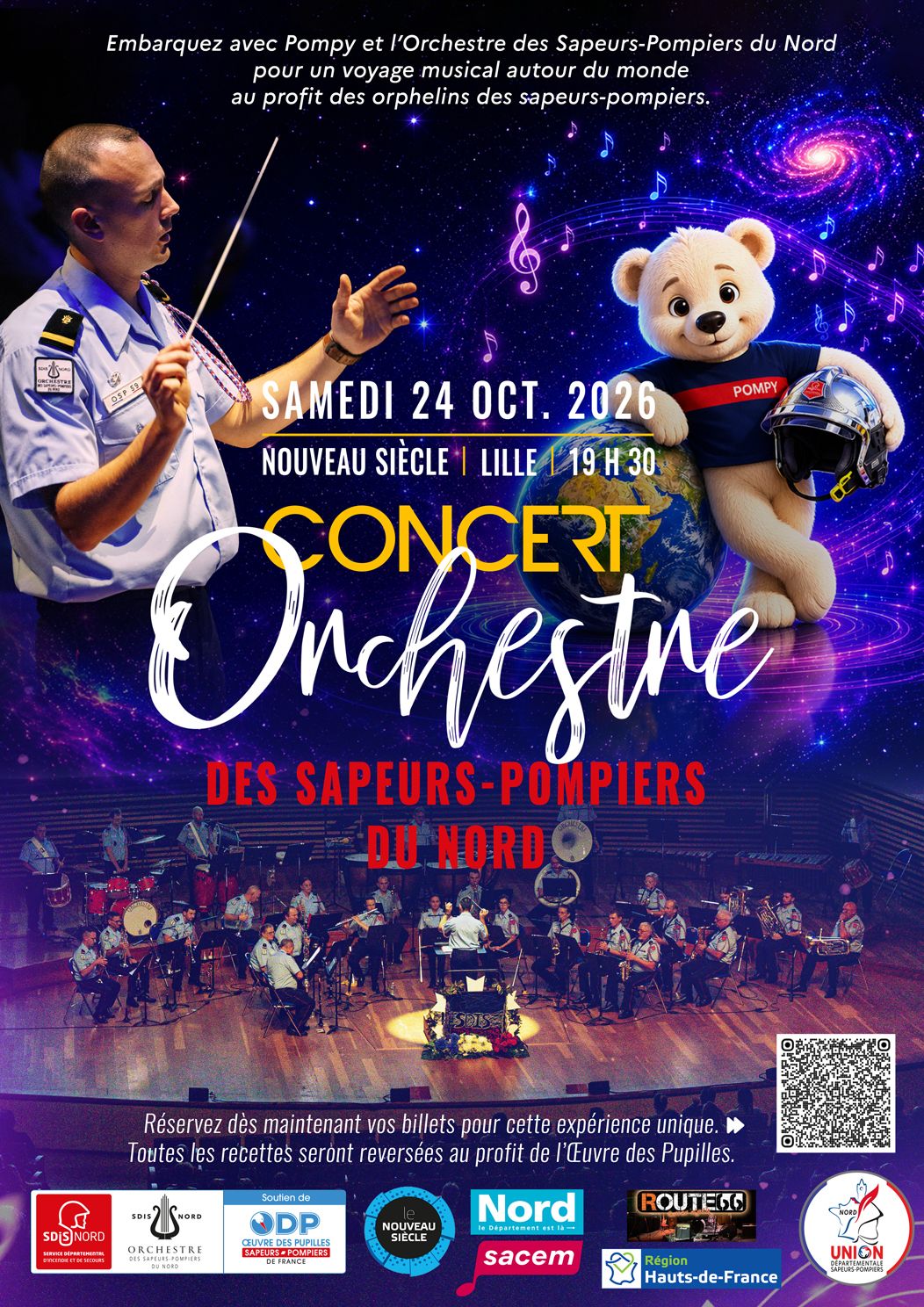 Le concert de l’Orchestre des sapeurs-pompiers du Nord