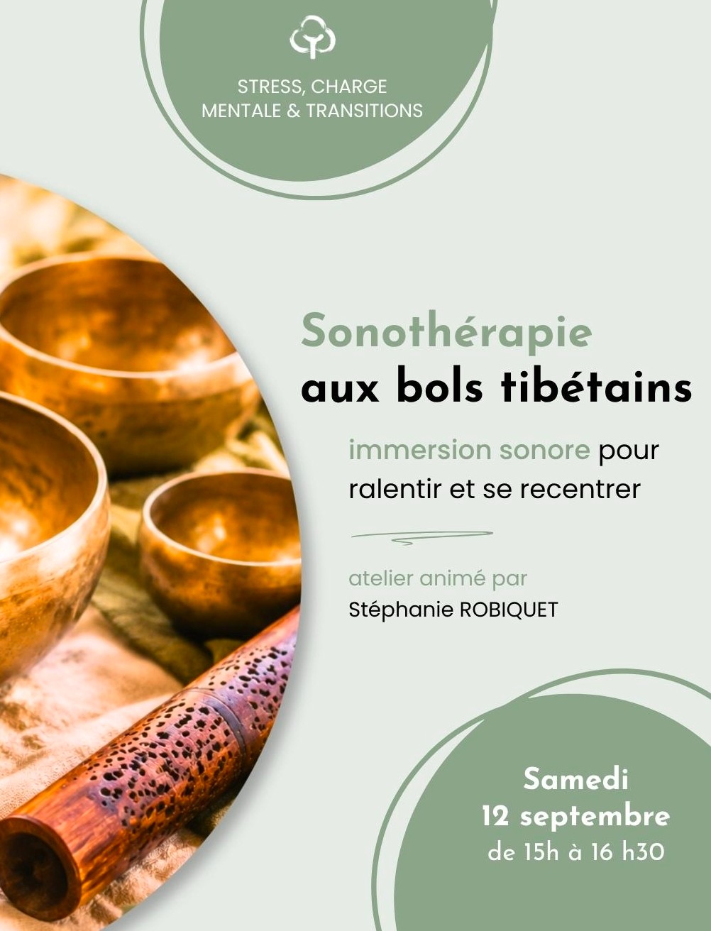 Sonotherapie aux bols tibétains