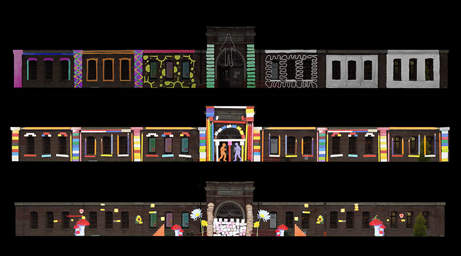Video Mapping Festival à Mons en Barœul