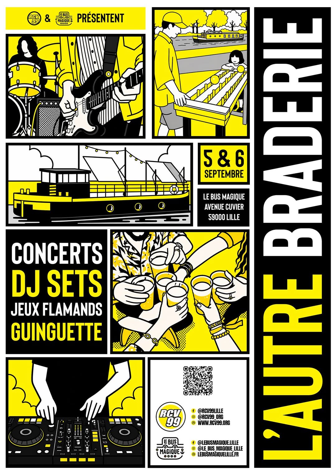 L&rsquo;Autre Braderie au Bus Magique avec RCV99