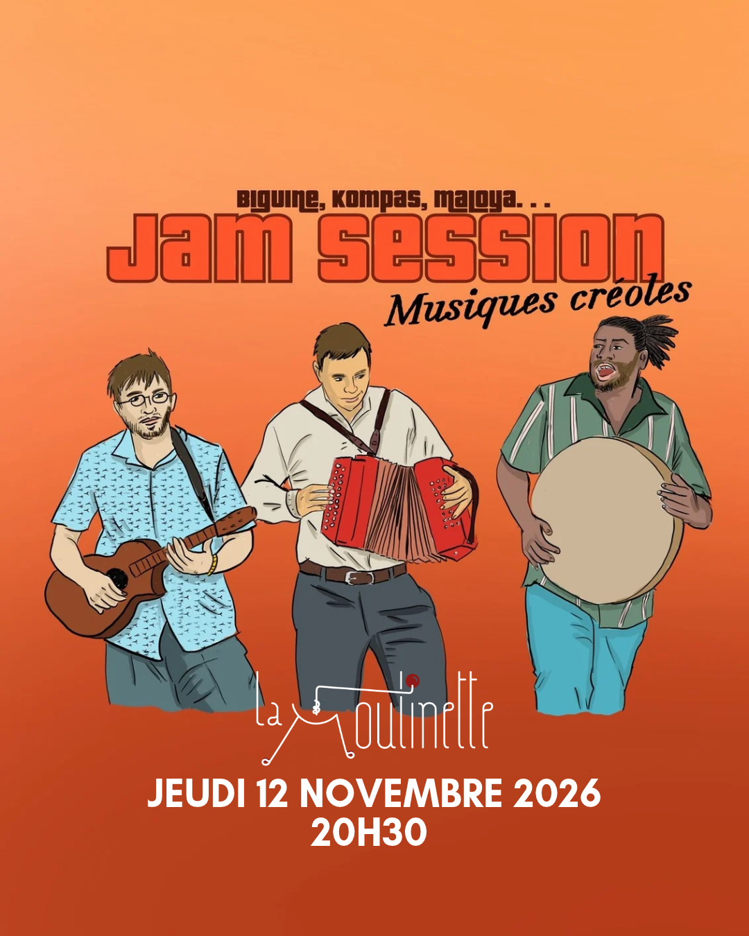 Concert + Jam musiques créoles