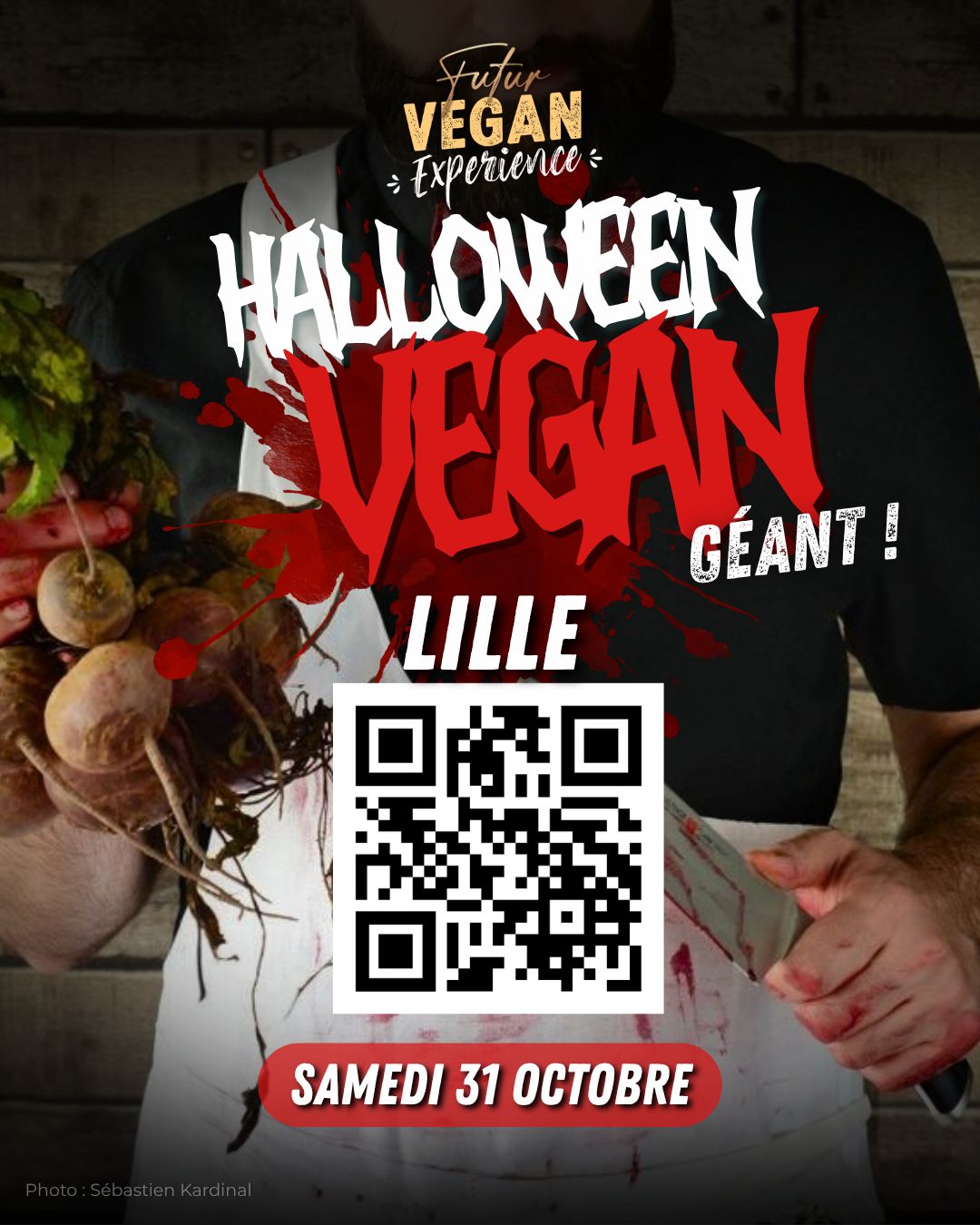Halloween vegan géant au Quartier Général