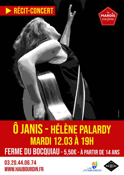 O Janis – un récit-concert de Hélène Palardy