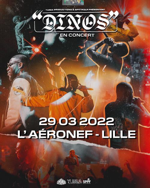 Dinos en concert à l’Aéronef