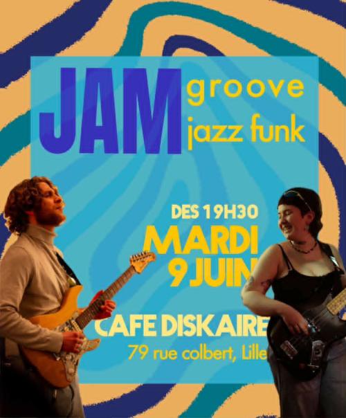 Jam groove au Caf&Diskaire