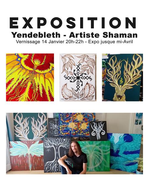 Exposition Yendebleth, artiste shaman