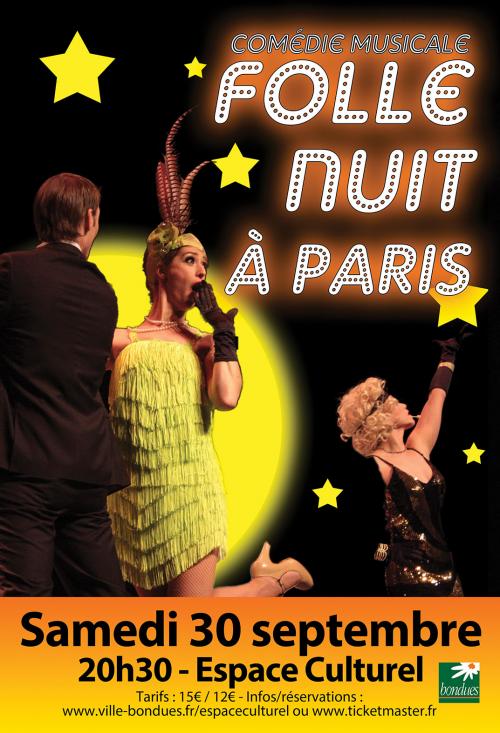 Comédie musicale : Folle nuit à Paris