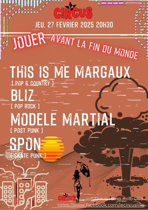 4 groupes live au Circus Lille