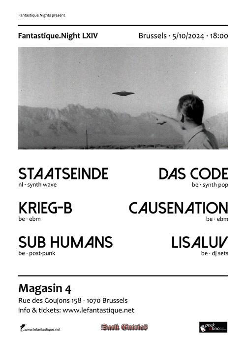 Staatseinde + Das code, Krieg-B, Causenation, Sub Humans + Lisaluv
