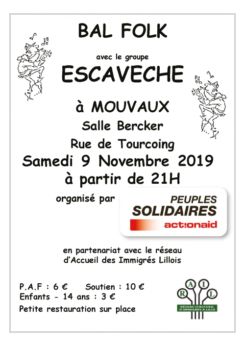 Bal folk avec le groupe Escavèche