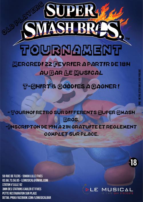 Soirée jeux : tournoi Smash Bros