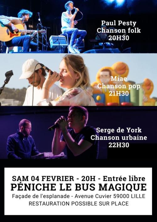 Nouvelle scène de la chanson française au Bus Magique