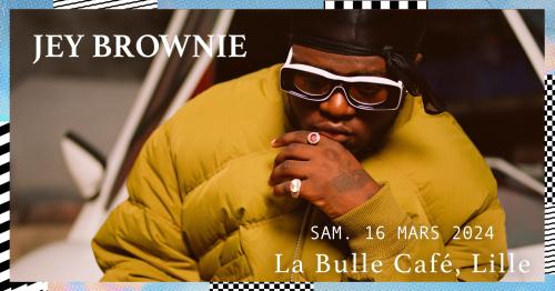 Jey Brownie à la Bulle Café de Lille