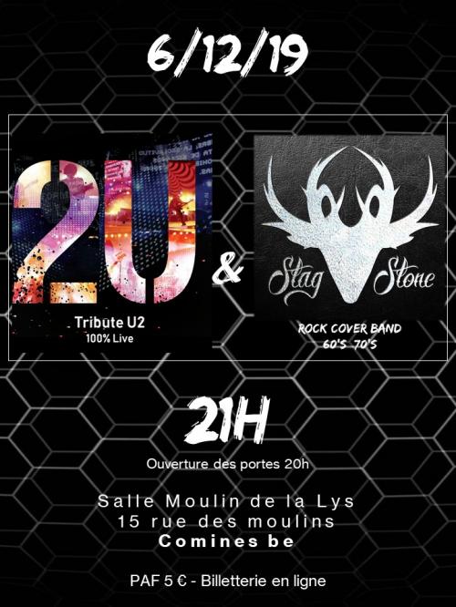 2U Tribute 2U + Stag Stone Live