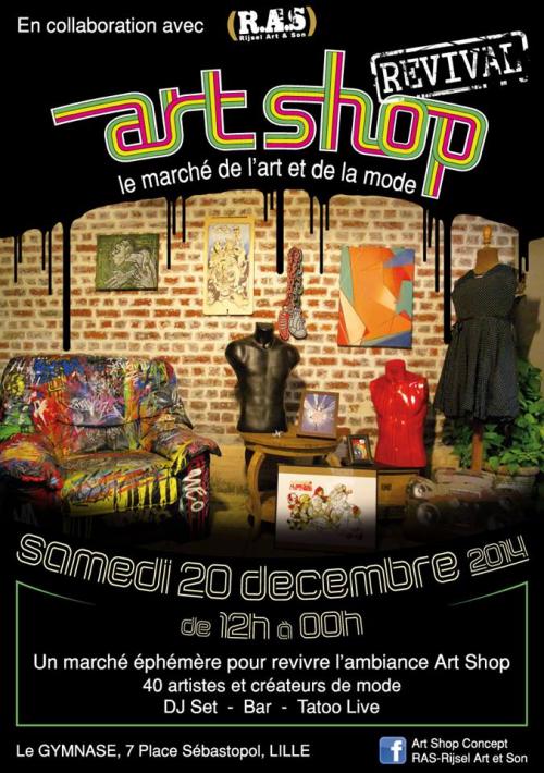 Art Shop Revival – Le Marché De L’Art Et De La Mode