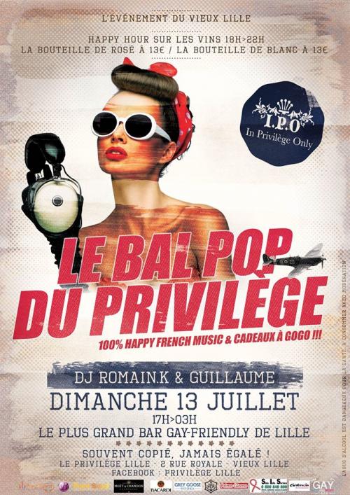 Le Bal Pop du Privilège Lille 2014