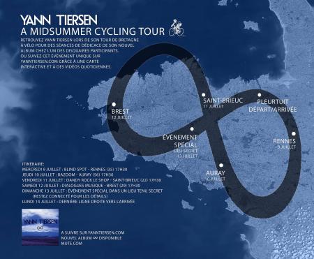 Midsummer Cycling tour, quand Yann Tiersen enfourche son vélo
