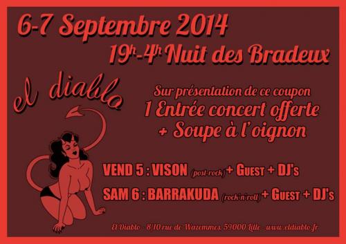 Week-end Braderie : Vison, Barrakuda…