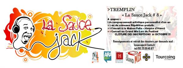 La Sauce Jack propose à nouveau un tremplin pour sa 8ème édition !
