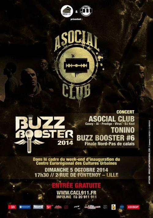 Asocial Club + Tonino + Buzz Booster #6 Finale Nord-Pas-de-Calais
