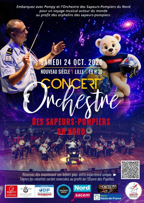 Le concert de l’Orchestre des sapeurs-pompiers du Nord