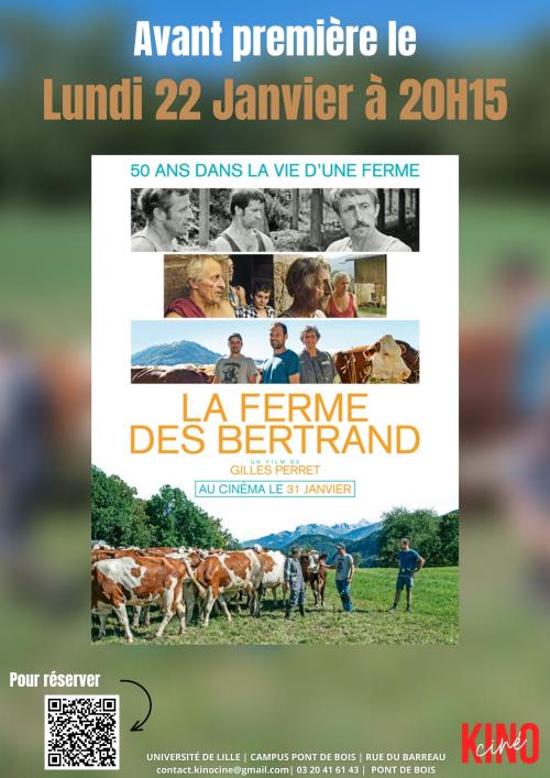 La Ferme des Bertrand : projection en avant-première