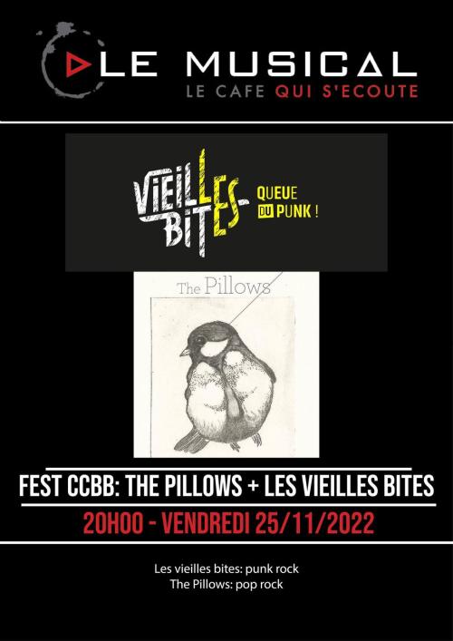 Festival Culture Bar Bars – Les Vieilles Bites + The Pillows au Musical