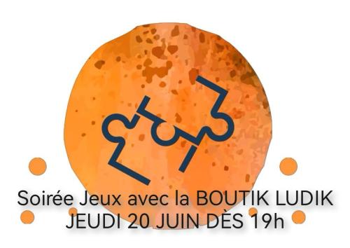 Soirée jeux avec la Boutik Ludik au caf&diskaire