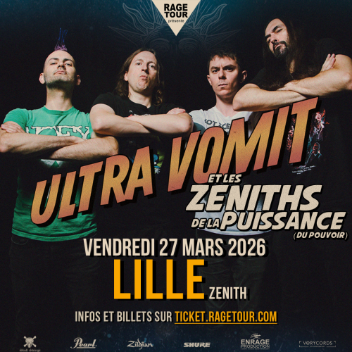 Ultra Vomit au Zénith de Lille
