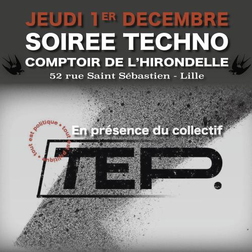Le collectif TEP au Comptoir Hirondelle