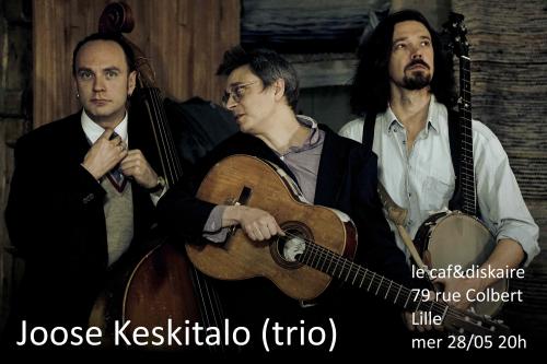Joose Keskitalo (en trio) au Caf&Diskaire