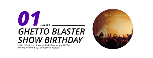 Ghetto Blaster Show Birthday
