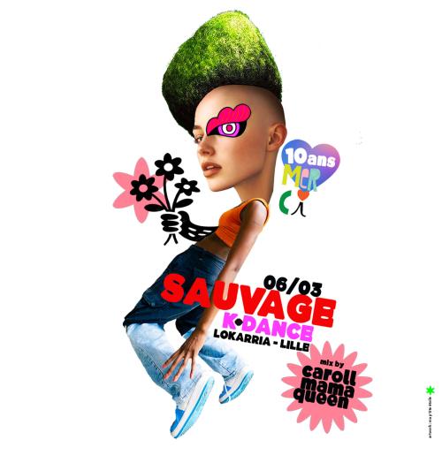 Sauvage K-Dance avec DJ Caroll Mamaqueen