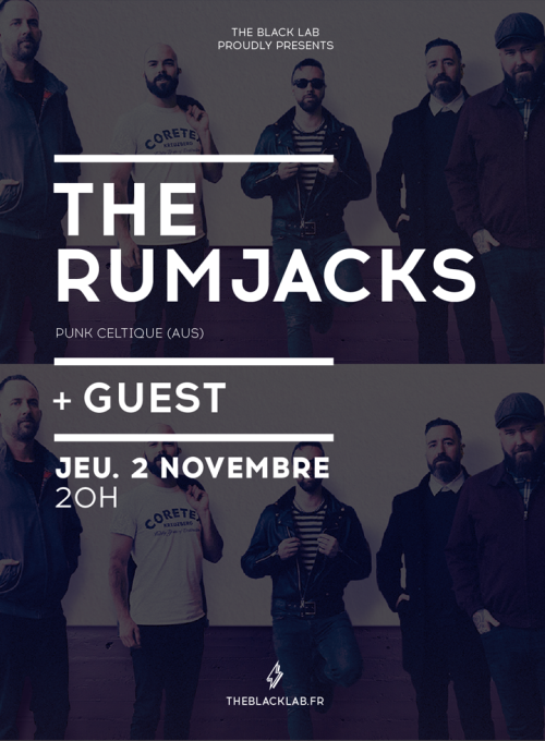 The Rumjacks + Guest en concert au Black Lab