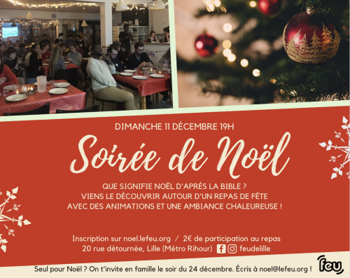 Soirée de noël pour les étudiants