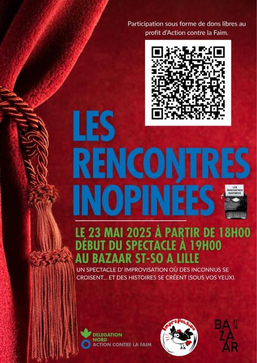 Spectacle d’improvisation « Les rencontres inopinées » au Bazaar St So