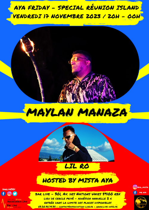 Aya Friday ft. Maylan Manaza + Lil Ro : spécial reunion island