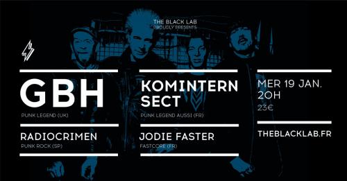 GBH + Komintern Sect + Radiocrimen + Jodie Faster