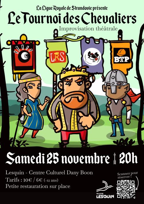 Improvisation théâtrale : tournoi des chevaliers strandoviens