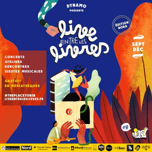 Concert commenté & création collective Stienis – Live entre les livres à Estrées