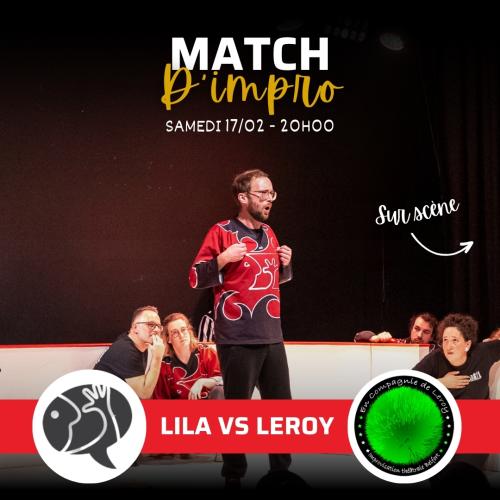 Match d’improvisation : LILA vs Leroy (troupe de Belfort)