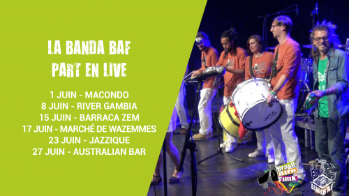 Pagode au marché, la Banda BAF vous fait découvrir la musique brésilienne
