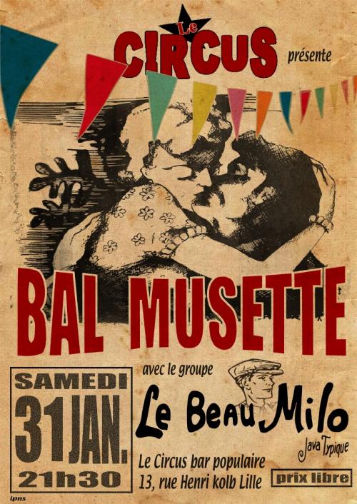 Le Beau Milo fait son bal musette !